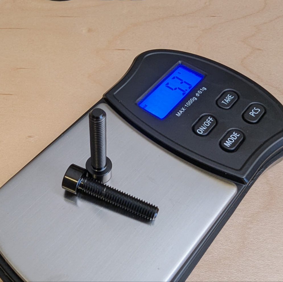 Titanium Bolts (pair of 2)