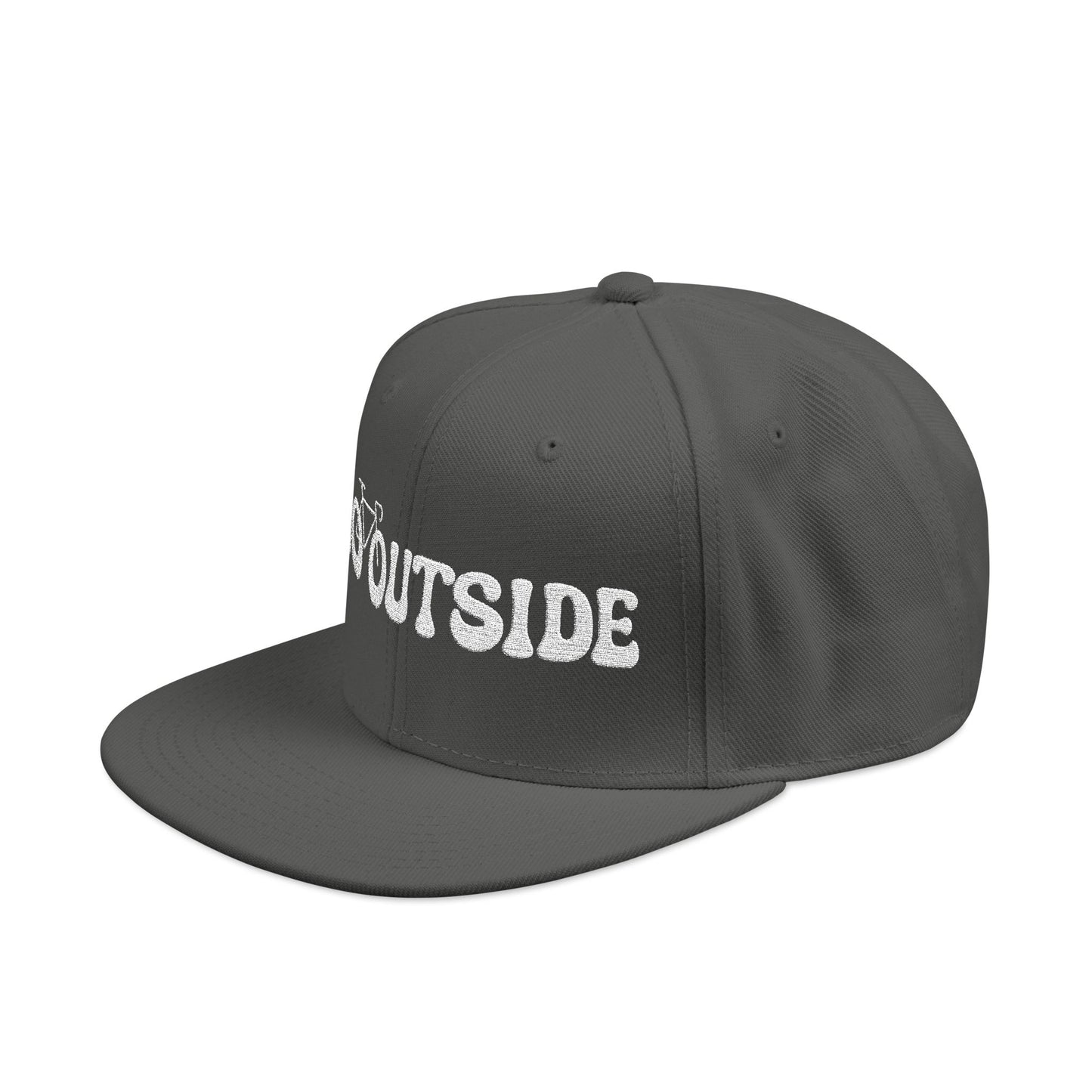 GO OUTSIDE Embroidered Snapback Hat