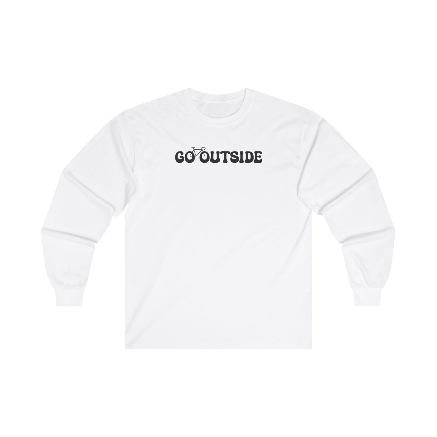 GO OUTSIDE (ride a bike) Long Sleeve T-shirt