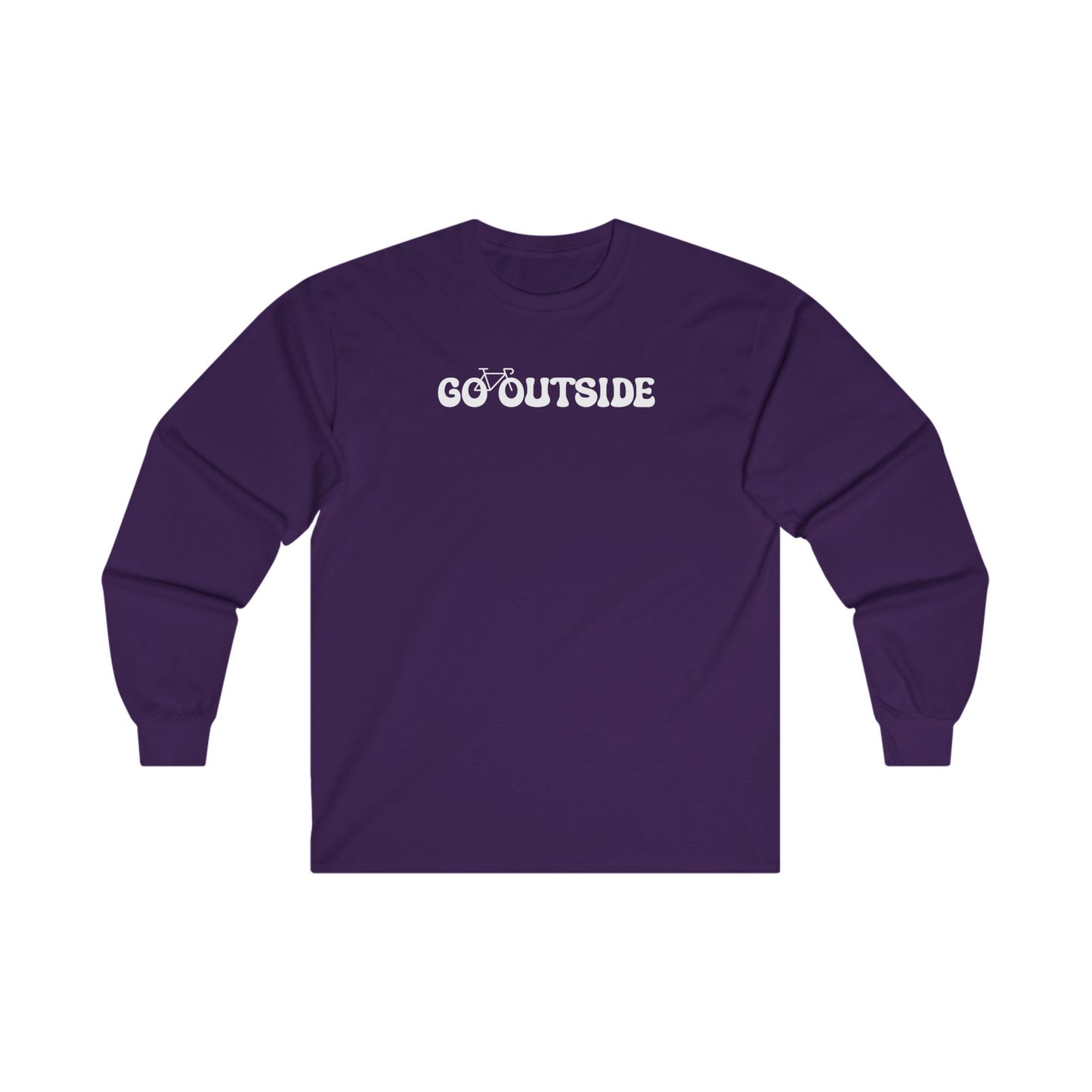 GO OUTSIDE (ride a bike) Long Sleeve T-shirt