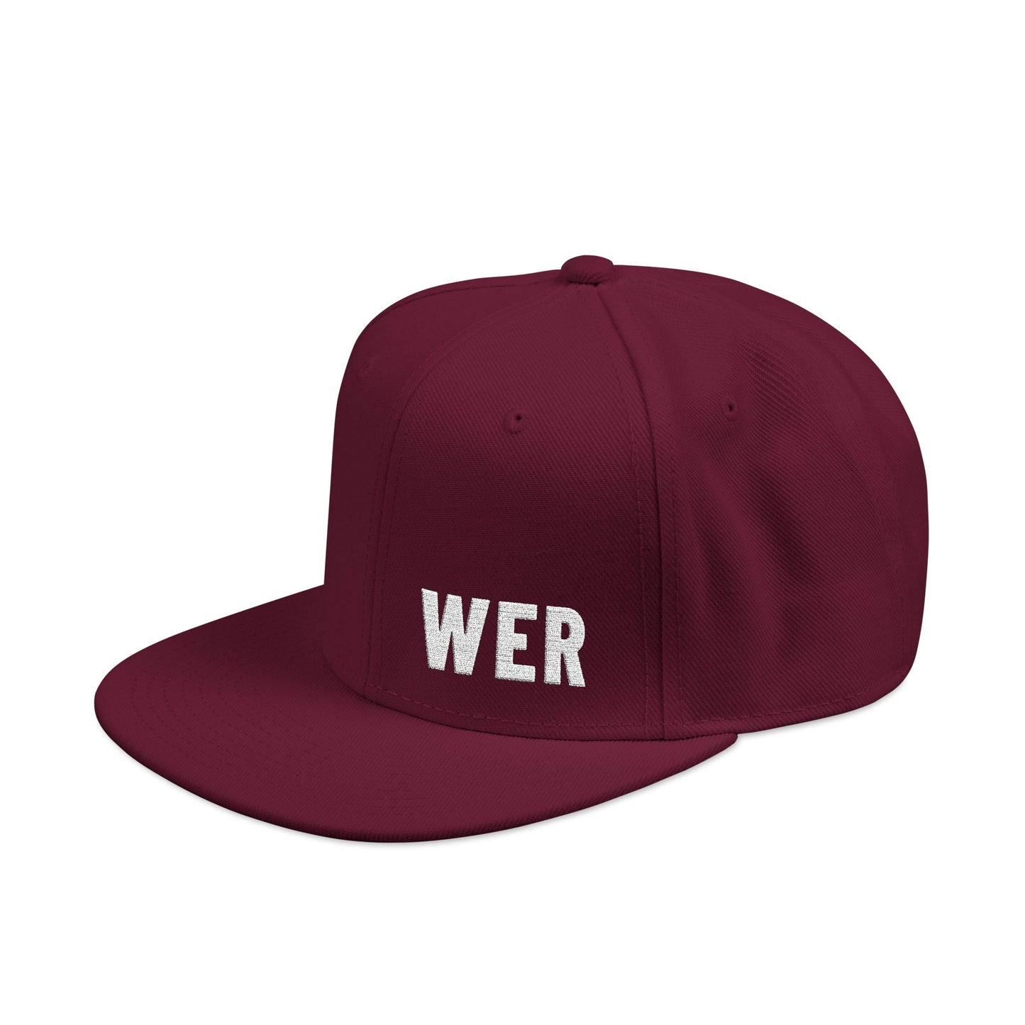 WER Snapback Hat — Embroidered