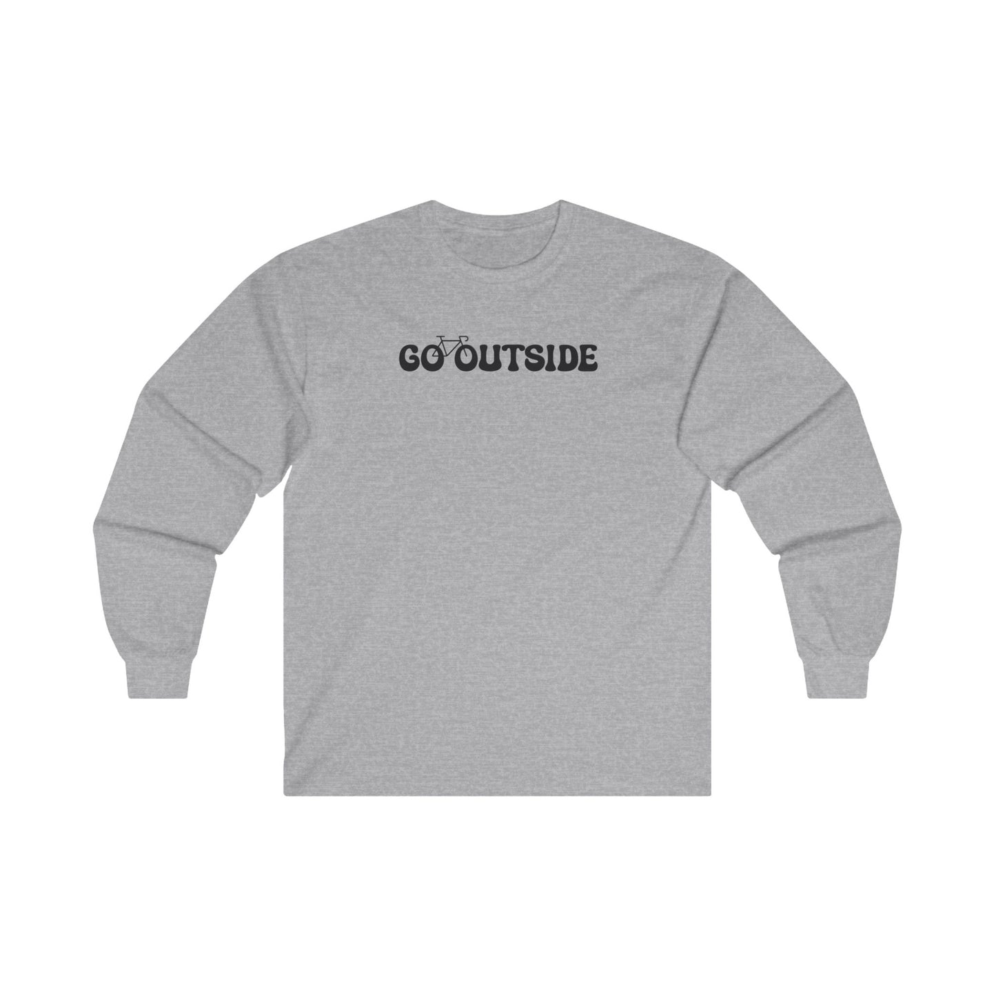 GO OUTSIDE (ride a bike) Long Sleeve T-shirt