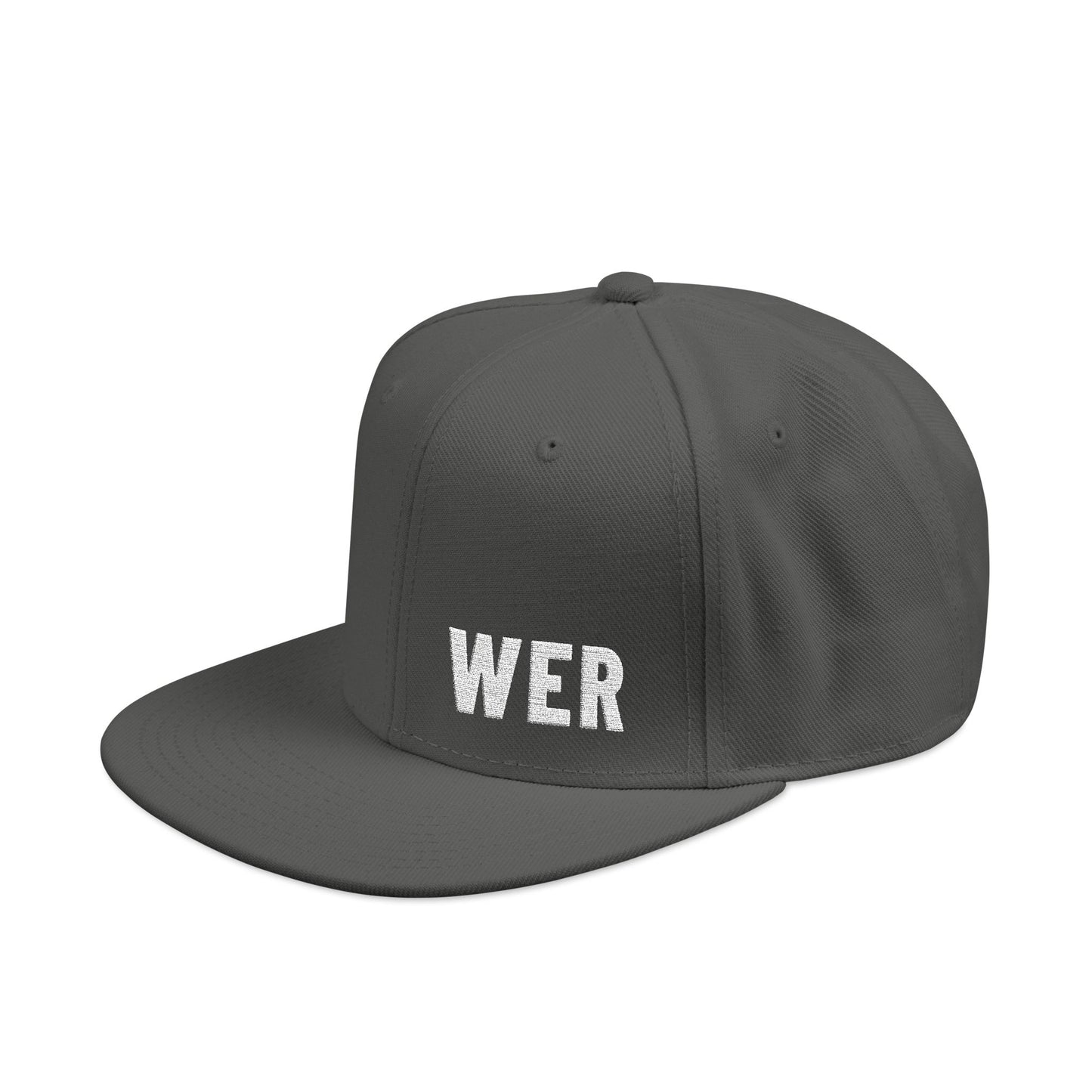 WER Snapback Hat — Embroidered