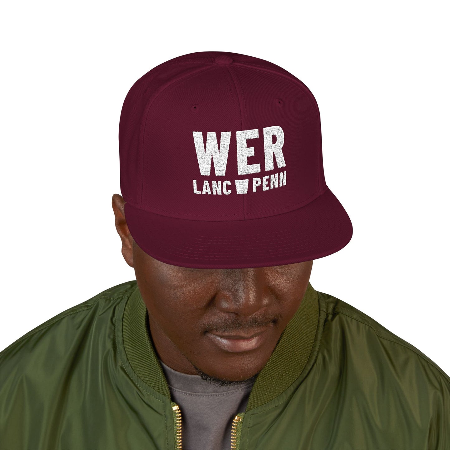 WER LANC-PENN Embroidered Snapback Hat