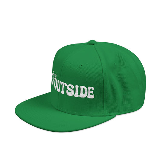 GO OUTSIDE Embroidered Snapback Hat