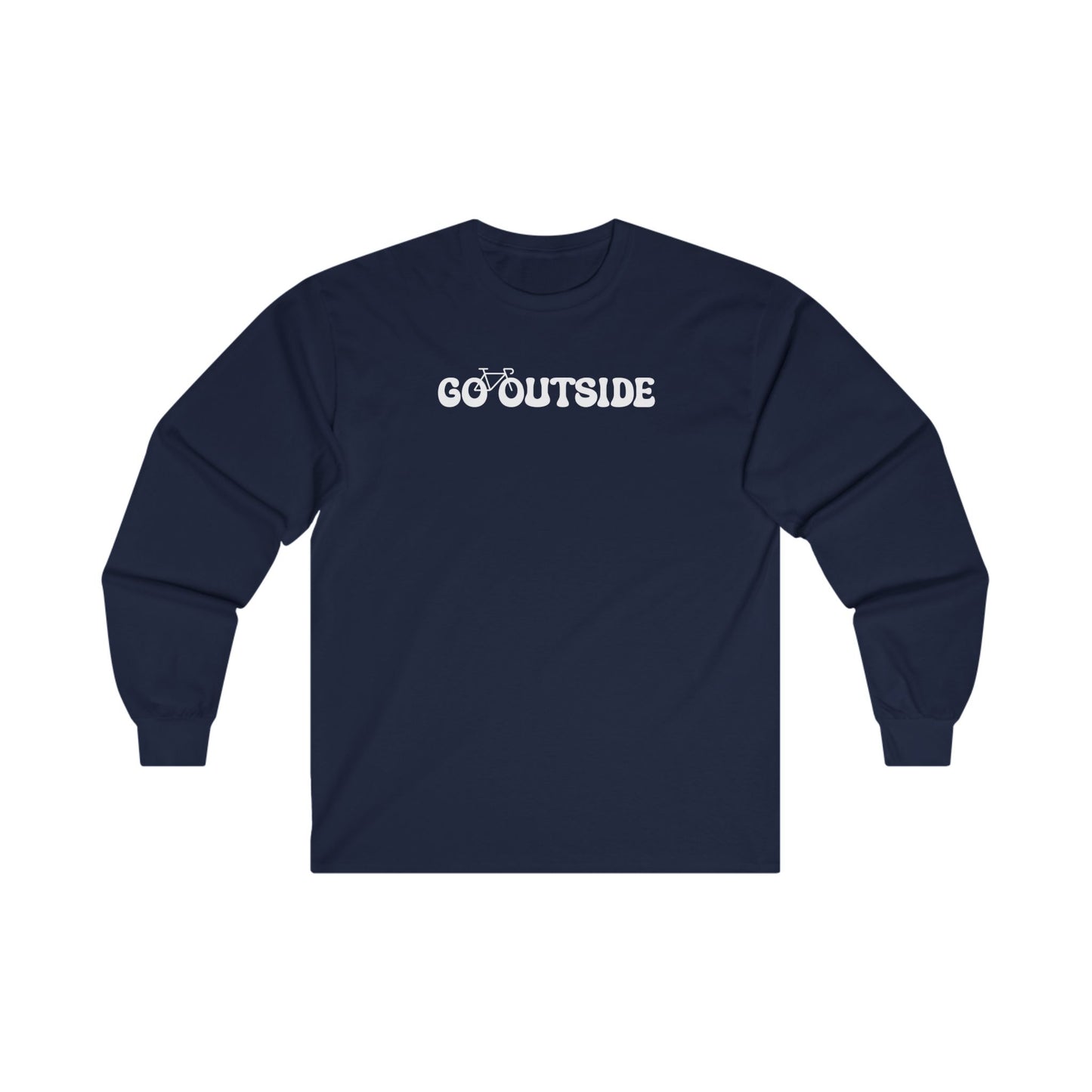 GO OUTSIDE (ride a bike) Long Sleeve T-shirt