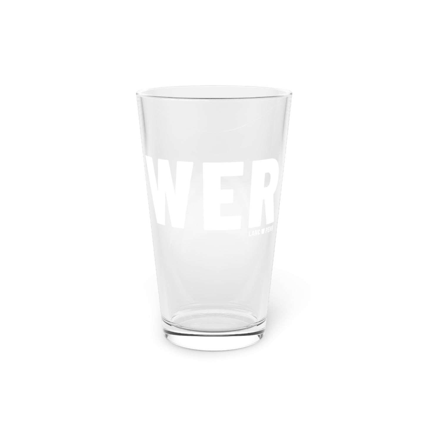 WER Pint Glass