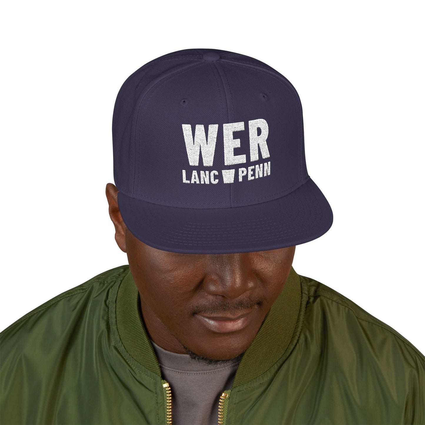 WER LANC-PENN Embroidered Snapback Hat
