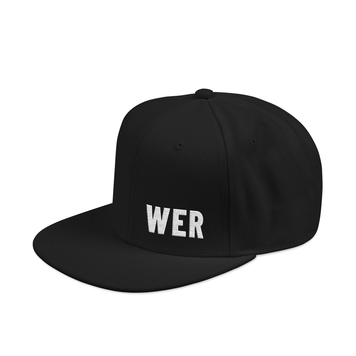 WER Snapback Hat — Embroidered