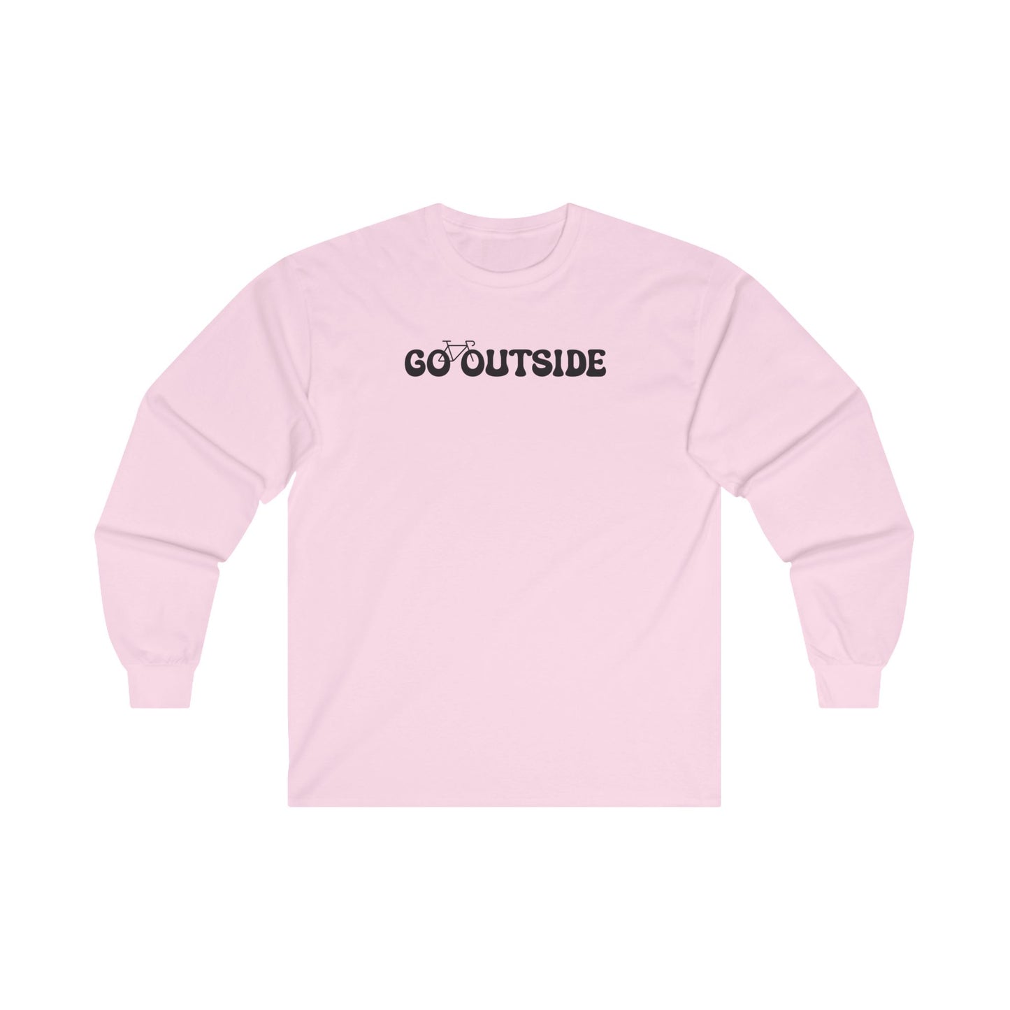 GO OUTSIDE (ride a bike) Long Sleeve T-shirt