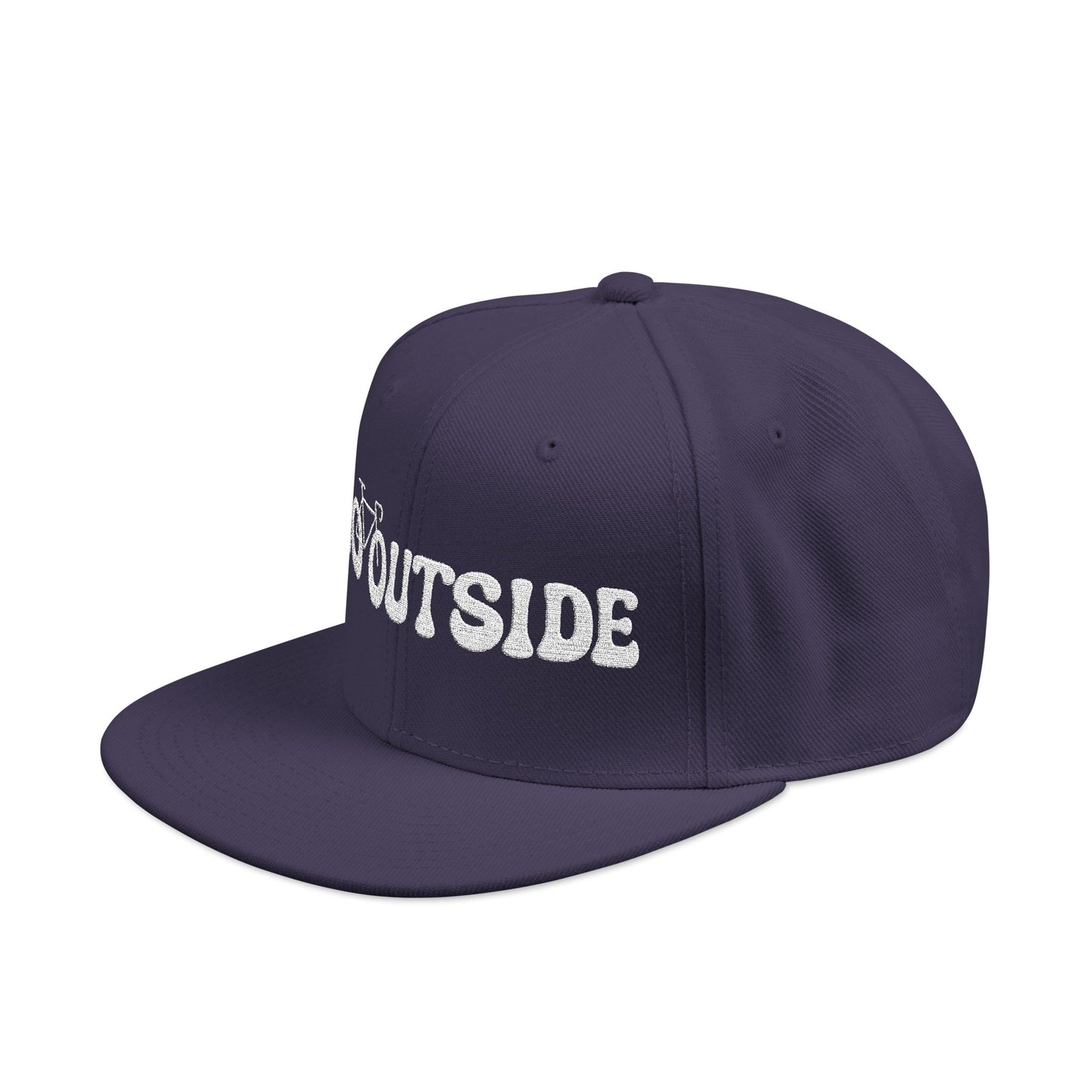 GO OUTSIDE Embroidered Snapback Hat