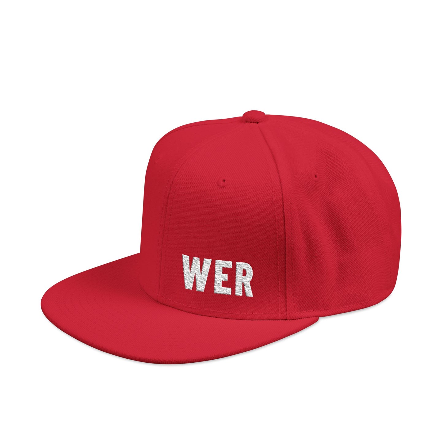 WER Snapback Hat — Embroidered