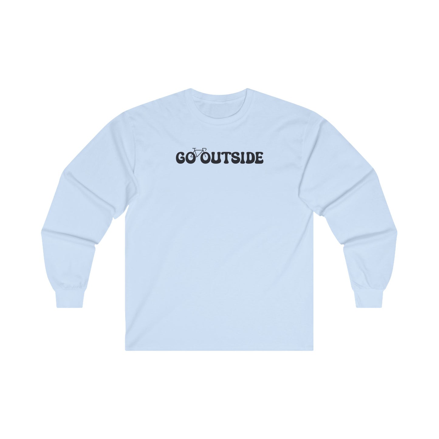 GO OUTSIDE (ride a bike) Long Sleeve T-shirt