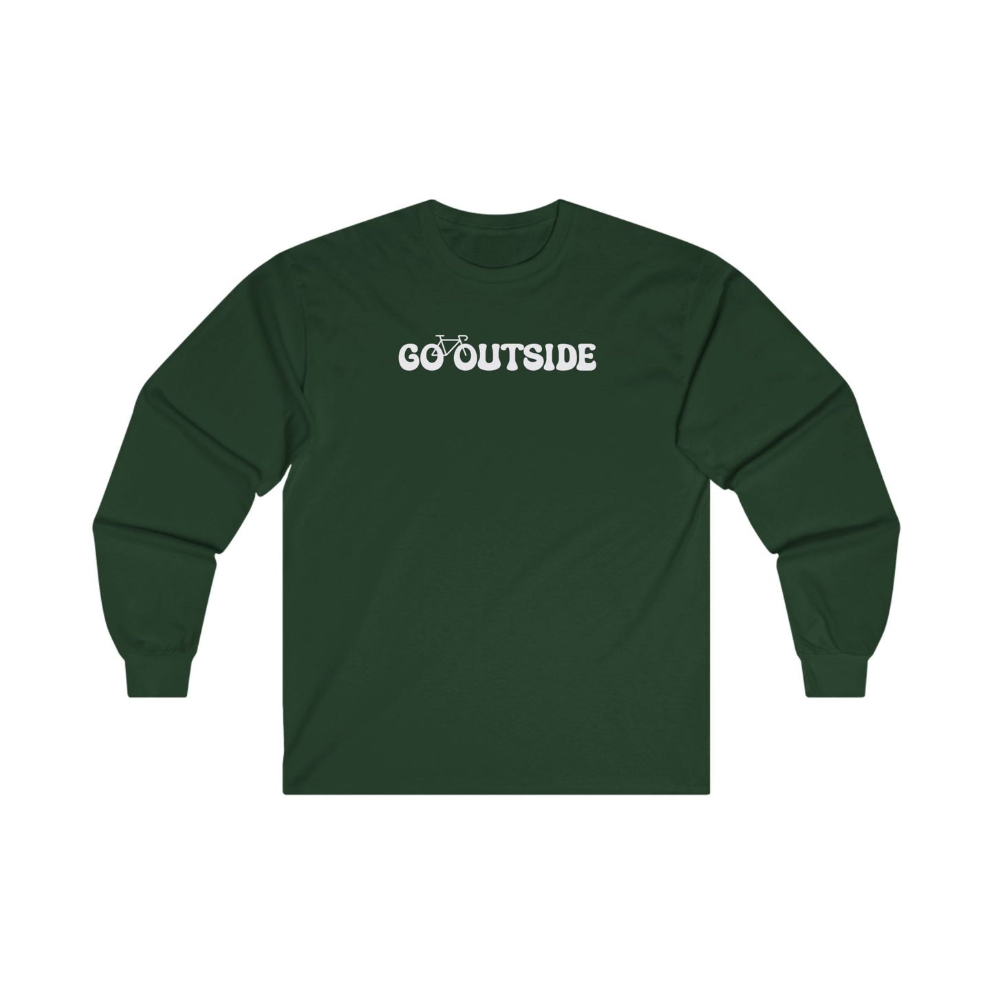 GO OUTSIDE (ride a bike) Long Sleeve T-shirt