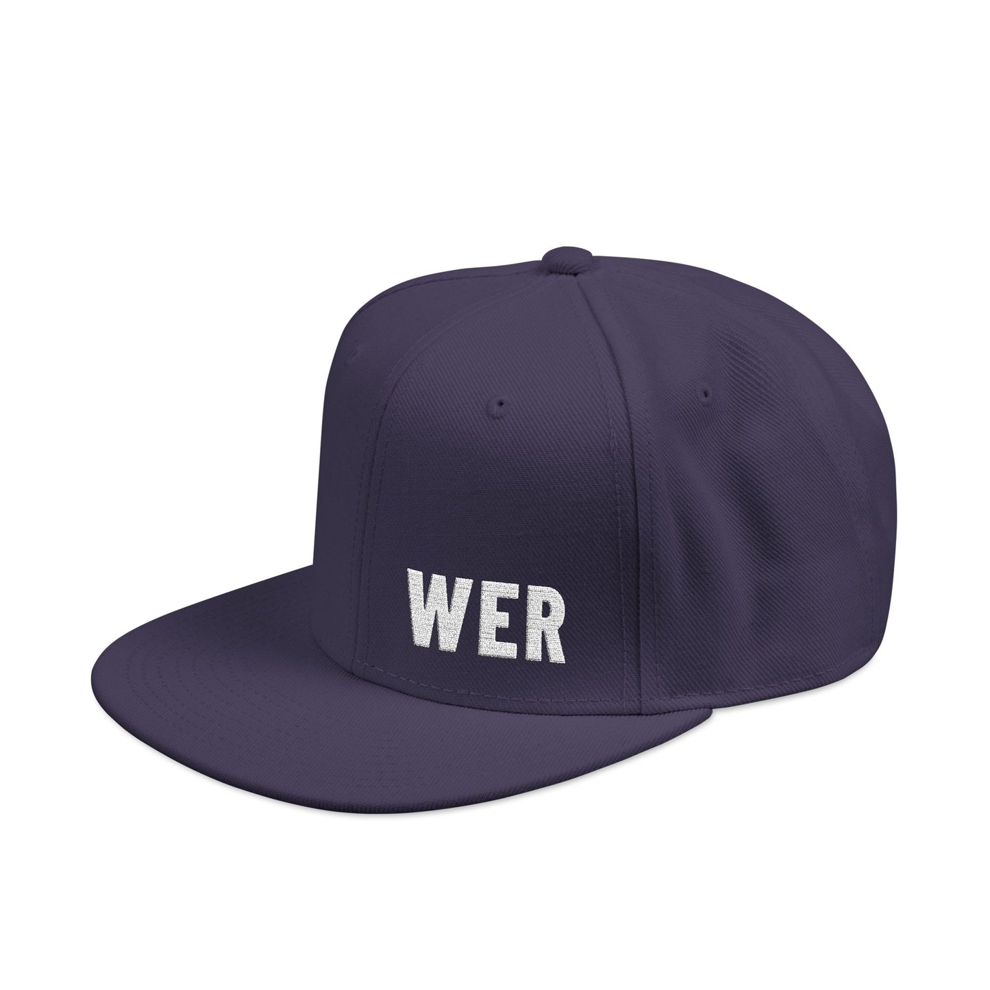WER Snapback Hat — Embroidered